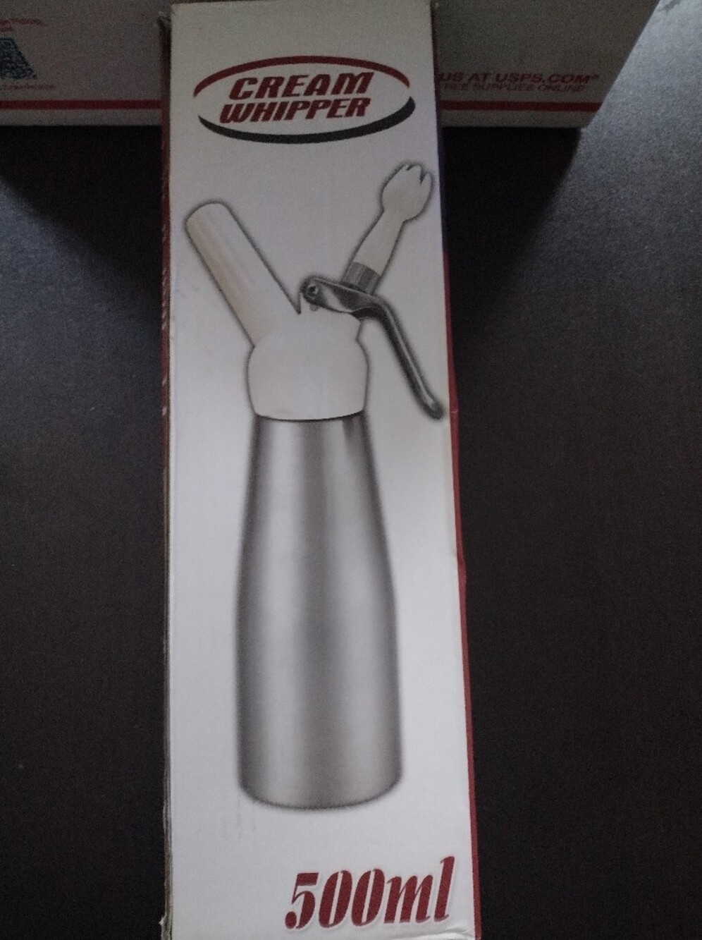 NWT Stainless Steel 500ml Whipped Cream Dispenser - Silver